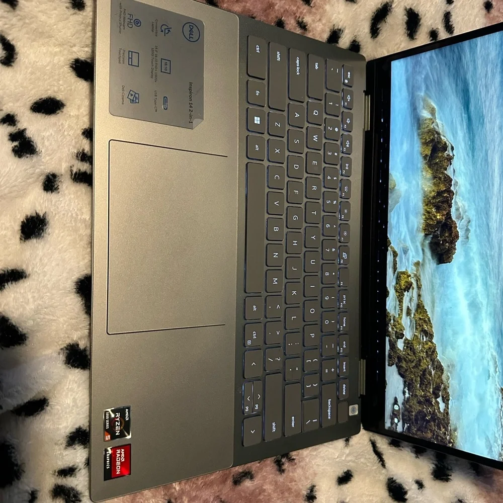 Dell green Business Laptop with Sleek Design